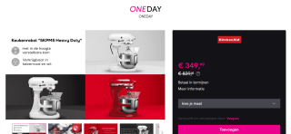 KitchenAid Heavy Duty 5KPM5EER - Keukenmachine voor €349,99 bij Veepee