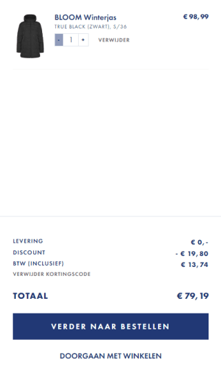 20% extra korting op alle sale bij Protest