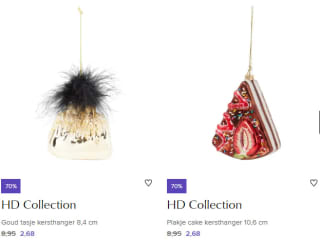 Tot 70% korting op kerstartikelen bij De Bijenkorf