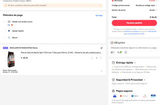 Pienso Alpha Spirit Fórmula 12KG 7 Días por solo 36,31€