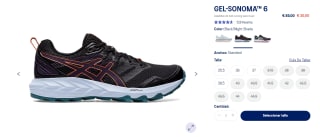 Zapatillas Asics Trail GEL-SONOMA 6 por 30€