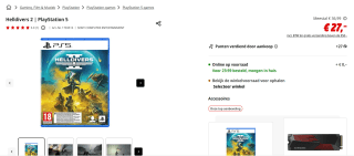 Helldivers 2 - PS5 voor €27 bij de Mediamarkt