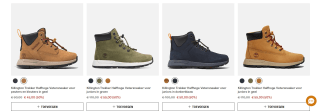 Tot 50% korting op je bestelling tijdens Black Friday bij Timberland