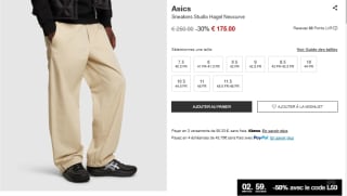 Baskets Asics Sneakers Studio Hagel Neocurve à 175€
