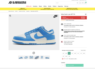 Zapatillas Nike Dunk Low BTTYS Hombre por solo 60€