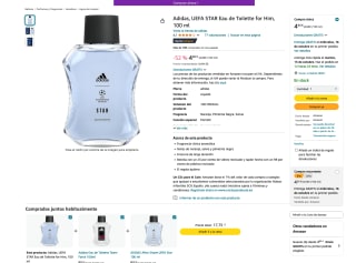 Adidas UEFA STAR Eau de Toilette for Him 100 ml por solo 4,80€