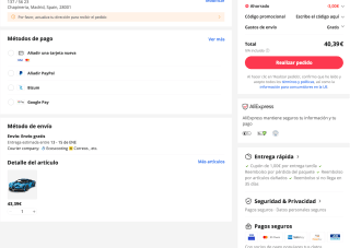 Bugattie Chiron Compatible 42083 3599 piezas por solo 40,39€