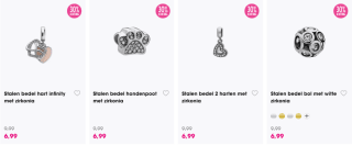 30% korting op alle zilveren & stalen sieraden bij Lucardi