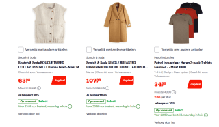 Tot 60% korting op kleding van Scotch & Soda & Petrol Industries bij Bol