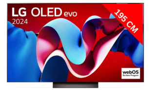 Téléviseur 77" OLED Evo LG OLED77C4 2024 - 4K à 2089€
