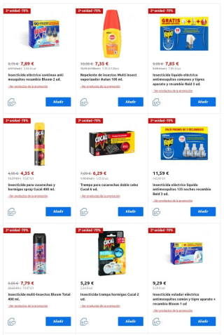 Segunda Unidad al -70% en productos de Droguería desde Carrefour.