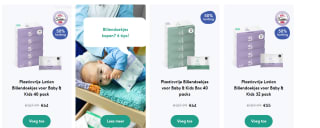 50% korting op alle billendoekjes van Naïf