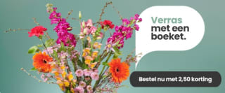 €2,50 korting op boeket Paola bij Topbloemen