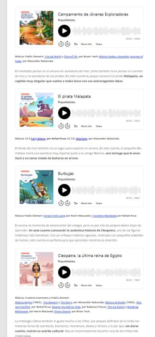 10 Audiolibros gratis para el verano desde Mumablue