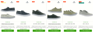 Diverse Sperry Bahama heren canvas bootschoenen voor €19,99 p.s. bij Outlet46