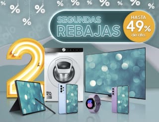 Segundas rebajas samsung hasta al 49% de descuento