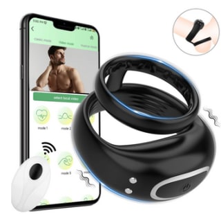 Anillo para el pene con control remoto inalámbrico por 6,74€