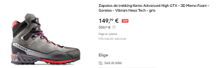 Botas de Mujer Mammut Kento Advanced High GORE-TEX por 149.99€