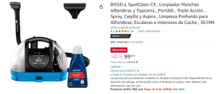 Aspiradora portátil BISSELL SpotClean C3 por 99,99€