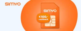€100 Cashback bij diverse Simyo abonnementen bij Mobiel