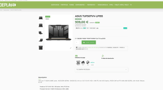 Portátil ASUS TUF507VV-LP193 por solo 939€