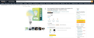 Smart Lâmpada com Wi-Fi da Positivo - R$ 46,55