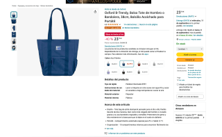 Bolso Oxford B-Trendy Tote por solo 23,79€