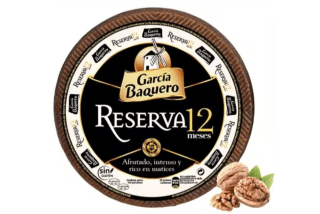Queso reserva 12 meses García Baquero 3 Kg por tan solo 38,60€
