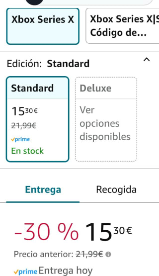 Wild Hearts Xbox Series X por 15,30€.