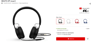 MediaMarkt Beats EP voor €44 bij Media Markt