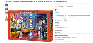 Puzle de 1000 piezas 2 Times Square maqrca Castorland por 6,91€