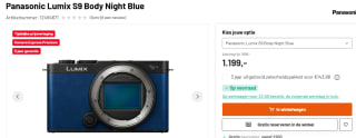 Panasonic Lumix S9 Body Night Blue voor €1.199 bij Kamera Express