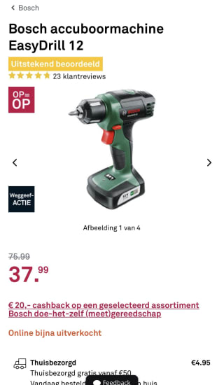 Bosch EasyDrill 12 accuboormachine