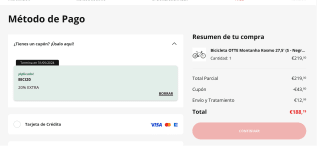 Descuento hasta 20% + 20% Extra bicicletas marca OTTE en Worten