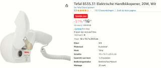Tefal Elektrische Blikopener voor €16,61 bij Amazon