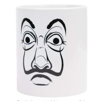 Taza de Desayuno de ceramíca La Casa de Papel de Grupo Erik por 4,10€