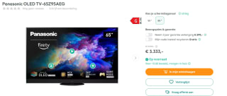 Panasonic 65 inch OLED-tv met Fire TV voor €3.333 bij Art & Craft