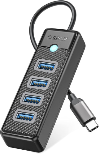 USB C Hub ORICO Adaptador Hub de 4 Puertos por 5,49€