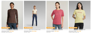20% extra korting op alle tops en shorts tot 80% korting tijdens de G-star sale