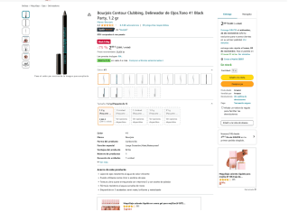 Delineador Bourjois Contour Clubbing de Ojos Tono 41 Black Party, 1.2 gr por 2,88€