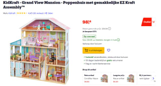 KidKraft Grand View Mansion Poppenhuis voor €98,14 bij Bol.com