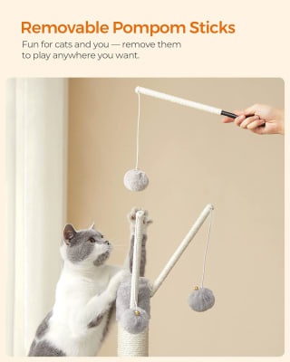 FEANDREA Krabpaal 118cm voor €34,39 bij Amazon