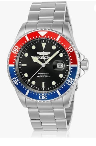 Reloj de cuarzo para hombre de acero inoxidable, 43 mm Invicta Pro Diver por 78€