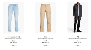 Tot 85% korting in de sale bij Theoutnet