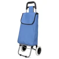 Carrito de Compras Plegable de 40l de dos ruedas (azul o negro) por 10,08€ (6,05€ cuenta nueva)
