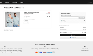 Sudadera con capucha Essentials+ Small Logo bicolor Hombre por 24,95€