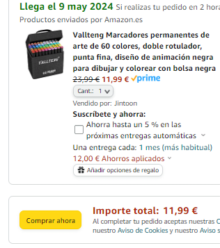 Marcadores permanentes de arte 60 colores por 11,99€