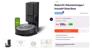 iRobot i5+ Robotstofzuiger cleanbase i565240 voor €399 bij iBOOD