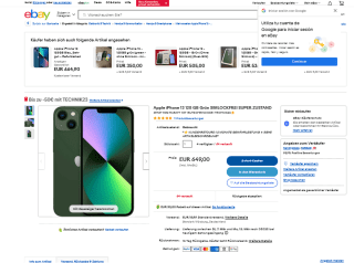 Móvil Apple iPhone 13 128GB Reaco por 599€