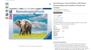 Puzzle Ravensburger- Puzzle 2D de 300 piezas por 3,96€